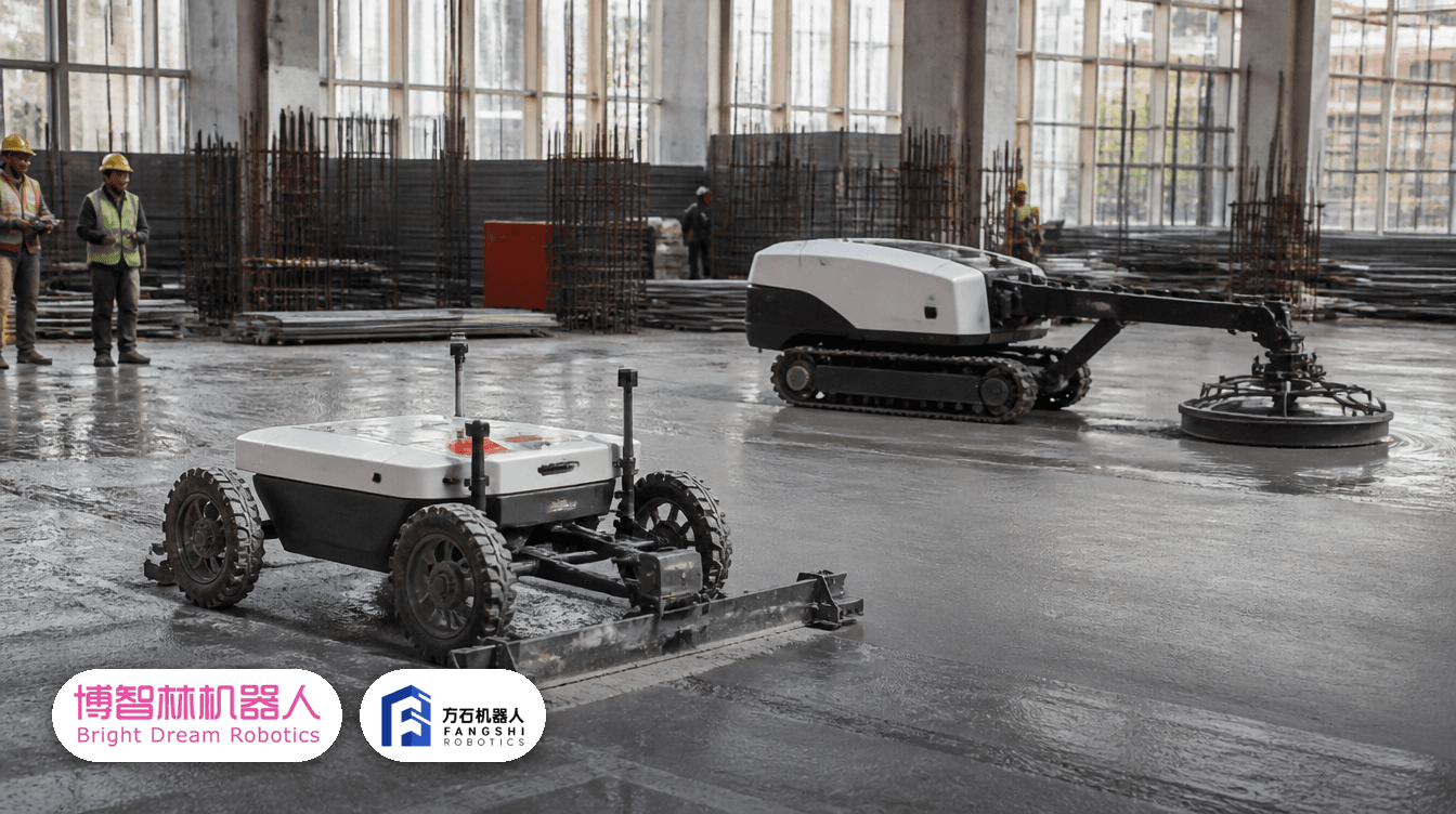 Роботы для стройки от Bright Dream Robotics и Fangshi Robotics